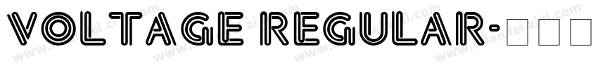 Voltage Regular字体转换